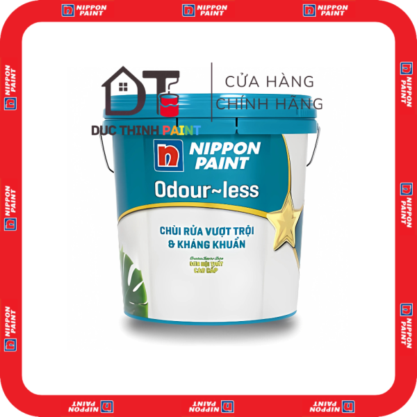 Sơn Nippon Odour-less Chùi Rửa Vượt Trội & Kháng Khuẩn